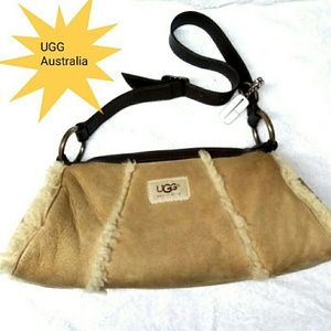 Cute! UGG Australia Shoulder Purse, Suede